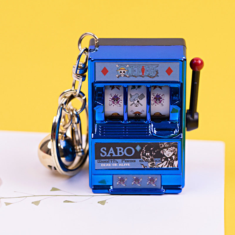One Piece Mini Slot Machine Keychain