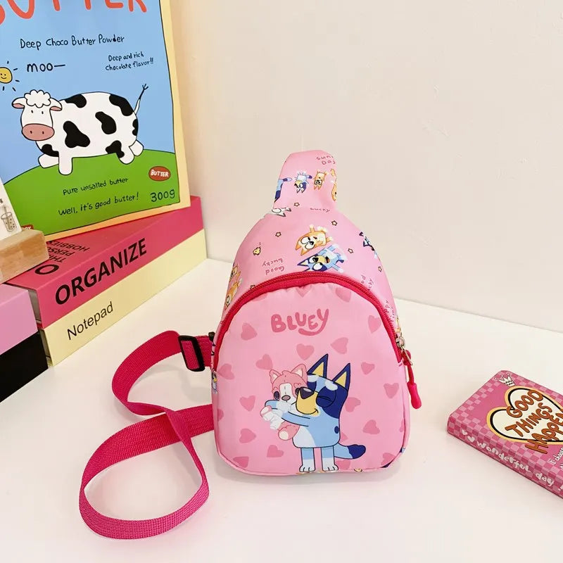 Bluey Kids Mini Crossbody Bag – Lightweight Cartoon Shoulder Bag