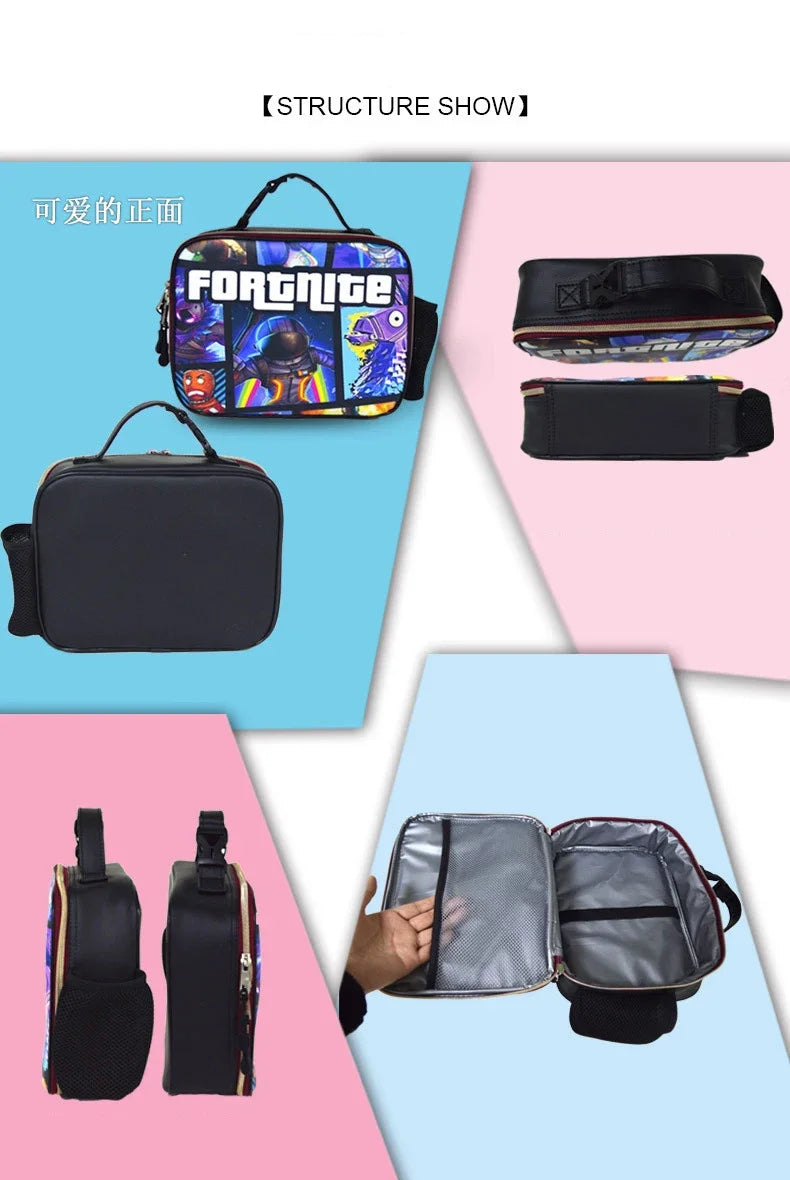 Fortnite Lunch Bag – Insulated Kids Cooler with Multiple Styles