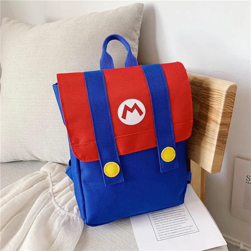 Super Mario & Luigi Kids Backpack – Cartoon Duo Design