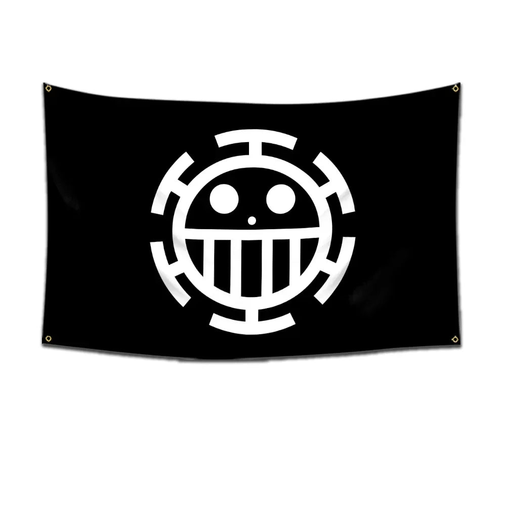 One Piece Pirate Flag Tapestry – 60x90cm Anime Wall Banner (Multiple Variants)
