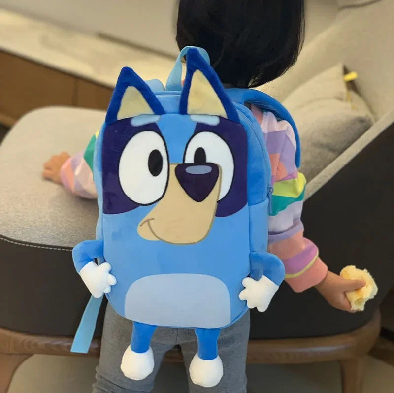 Bluey Plush Backpack – Soft Kids Bag for School or Daycare