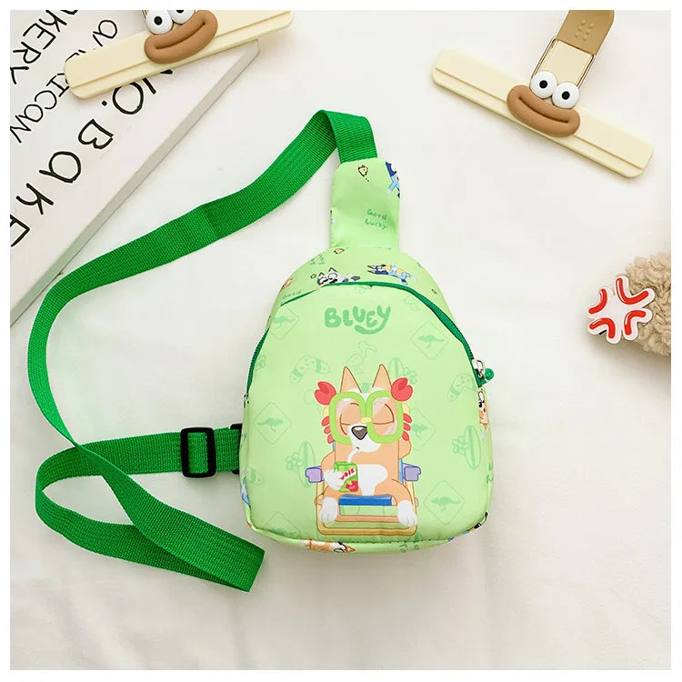 Bluey Kids Mini Crossbody Bag – Lightweight Cartoon Shoulder Bag