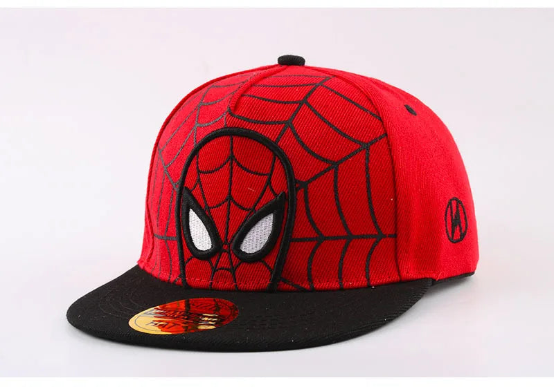 Spider-Hero Kids Snapback Cap – Adjustable Cartoon Hat