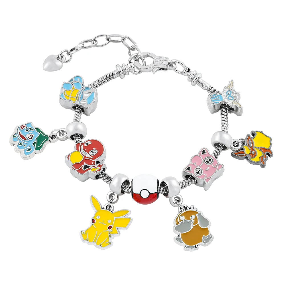 Pokémon Charm Bracelet – Poké Ball & Character Dangle Charms