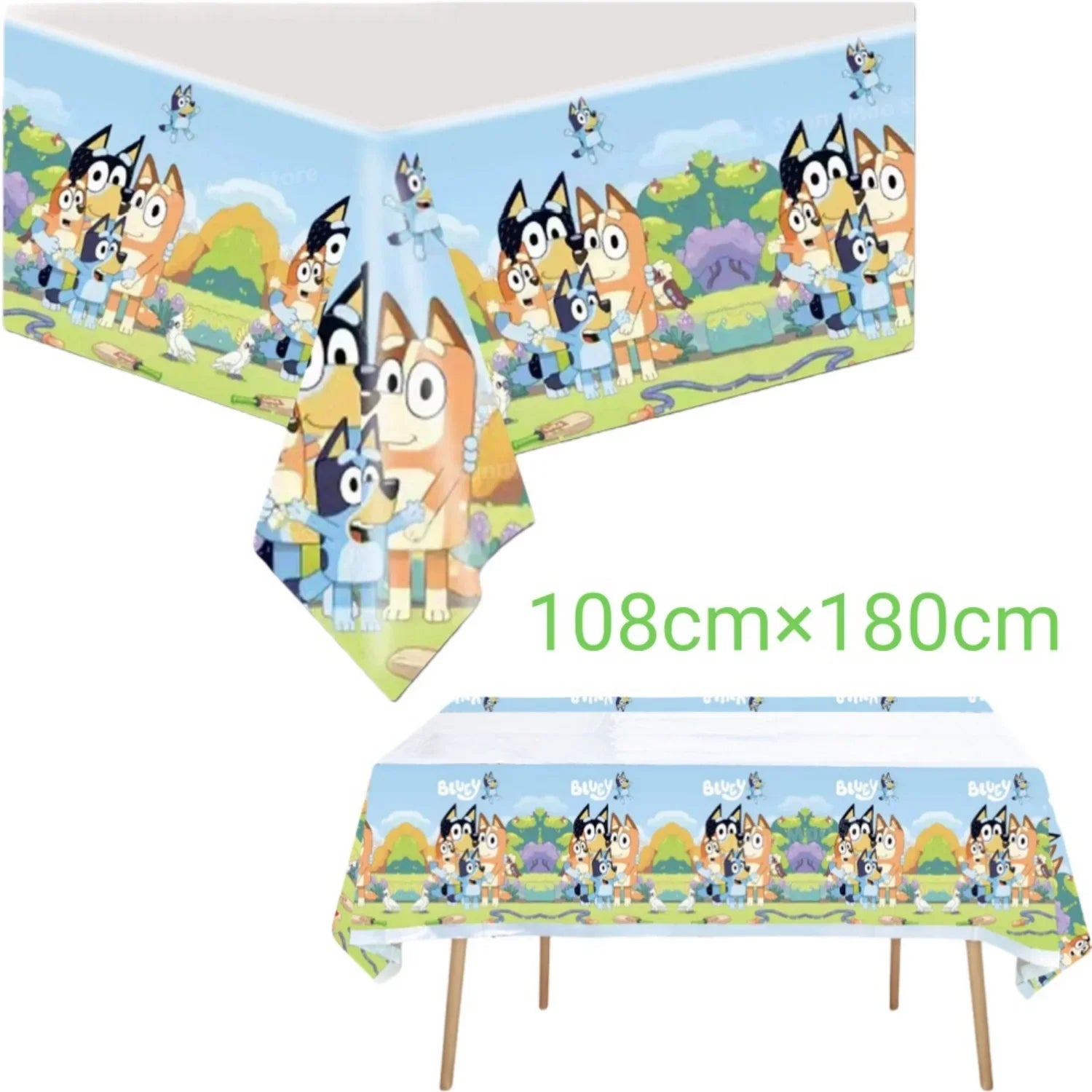 Bluey Birthday Party Decoration Kit – Complete Tableware & Balloon Set (Serves 10)