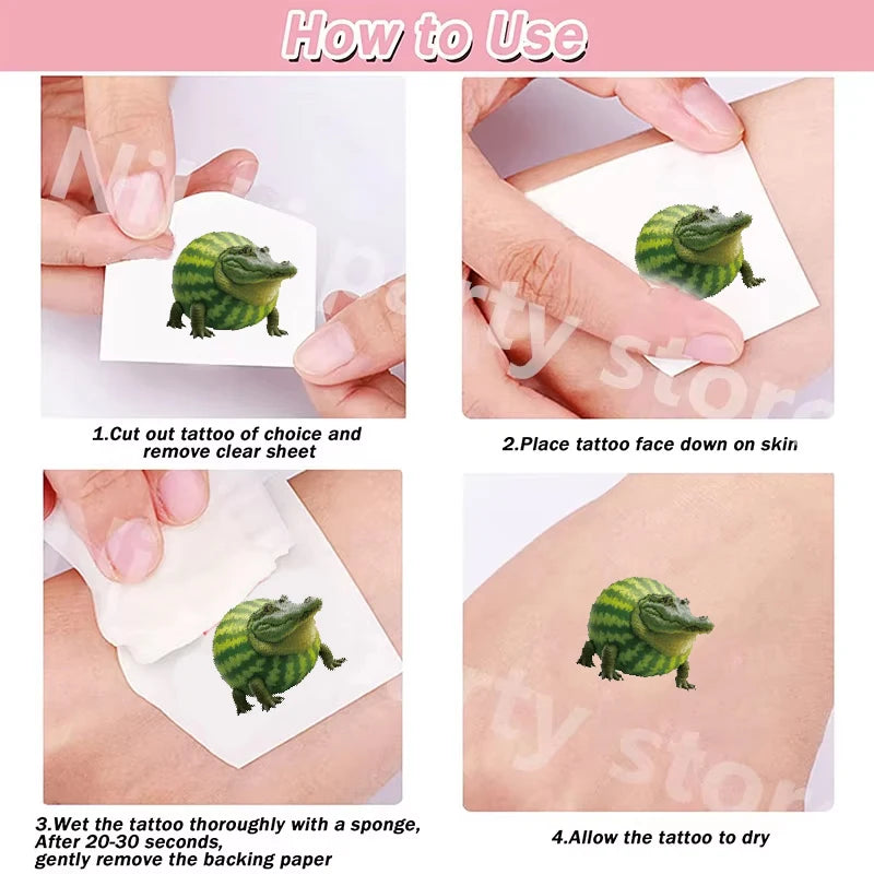 K-POP Demon Hunters Tattoo Stickers – 40pcs / 80pcs Set