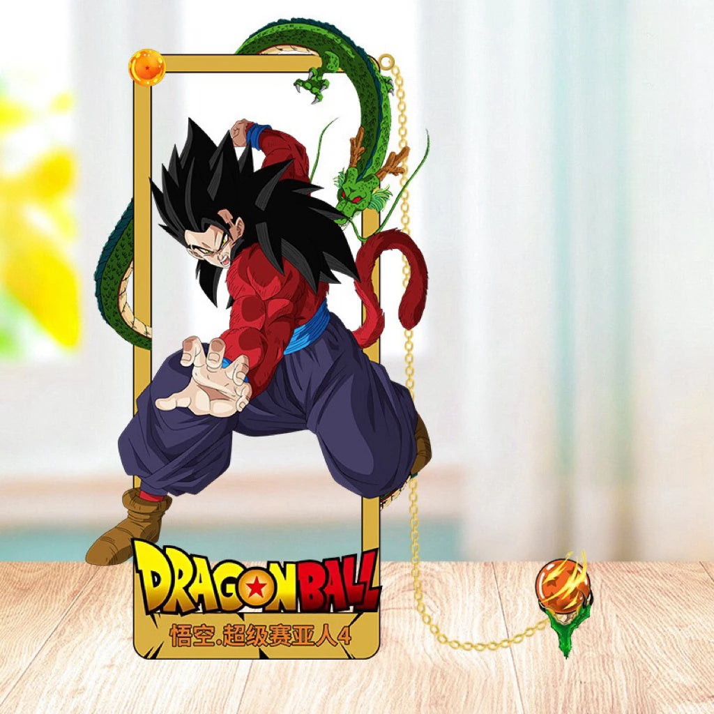 Dragon Ball Z 3D Metal Bookmarks – Anime Character Collection