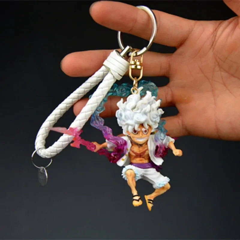 One Piece Keychain Set – Gear 5 Luffy & Zoro