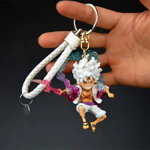 One Piece Keychain Set – Gear 5 Luffy & Zoro