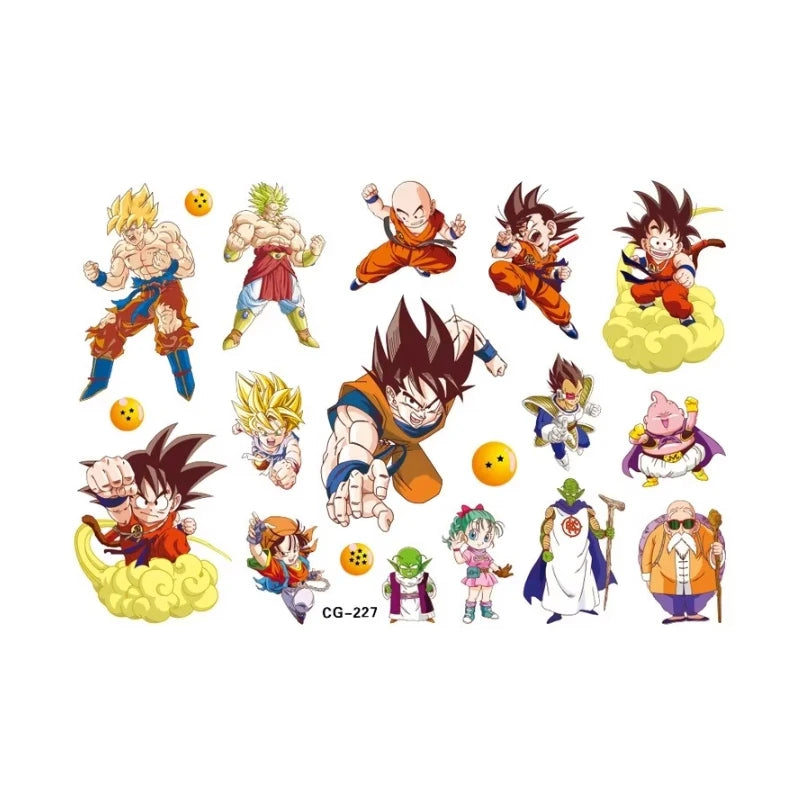 Dragon Ball Z - Tattoo Stickers