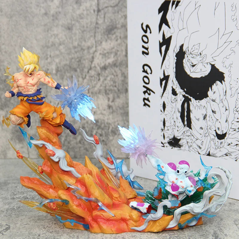 Super Saiyan Goku vs Frieza LED Battle Diorama Figure – 25cm