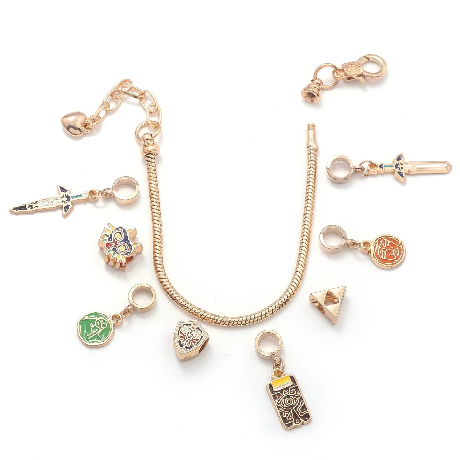 Zelda Tears of the Kingdom Charm Bracelet – 17cm