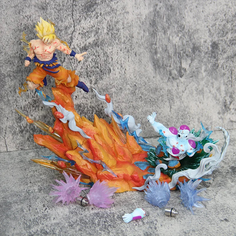 Super Saiyan Goku vs Frieza LED Battle Diorama Figure – 25cm