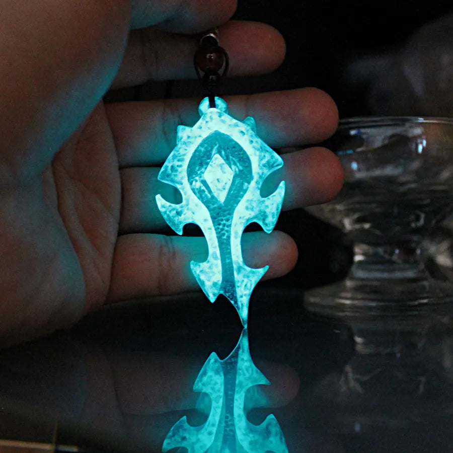 World of Warcraft - Glow in the dark Alliance Horde Necklace