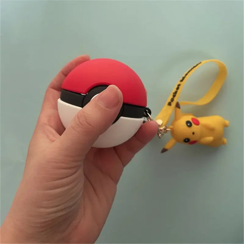 Pokémon Pokéball Galaxy Buds Case with Pikachu Keychain