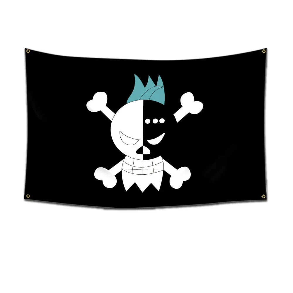 One Piece Pirate Flag Tapestry – 60x90cm Anime Wall Banner (Multiple Variants)