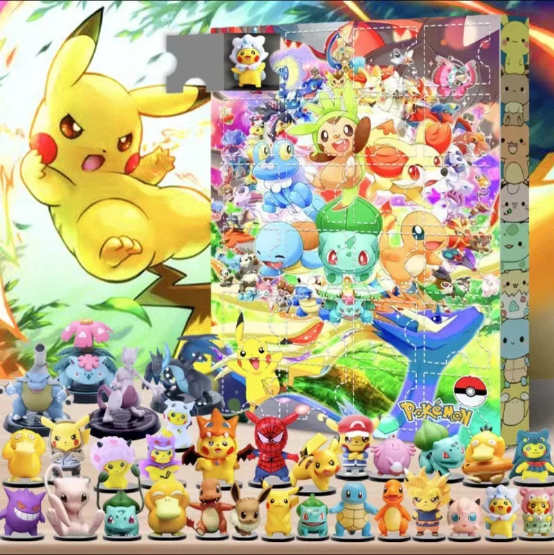 Pokémon Christmas Countdown Advent Calendar – 24 Surprise Mini Figures