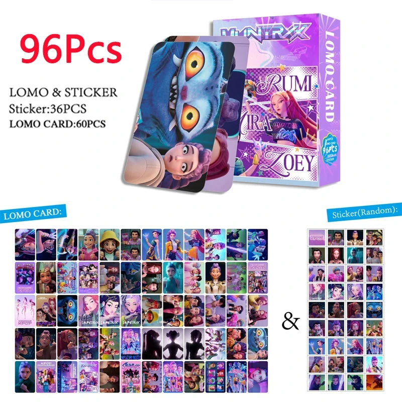 K-POP Demon Hunters Lomo Card Set