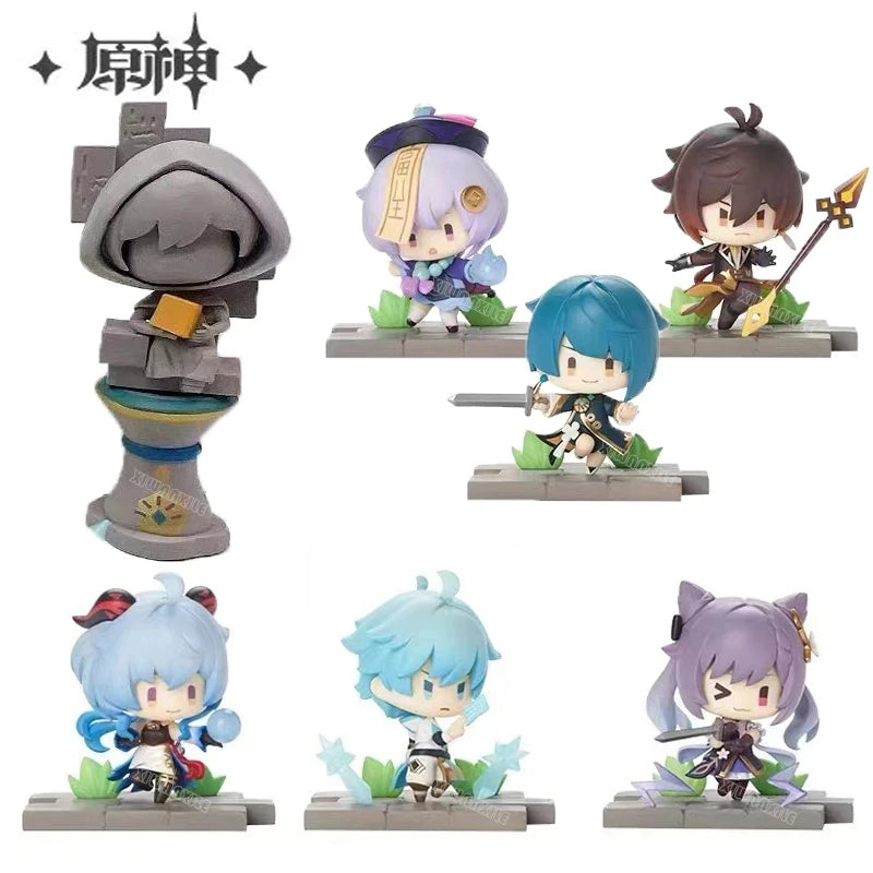 Genshin Impact - 6/7 Piece Anime Figurines