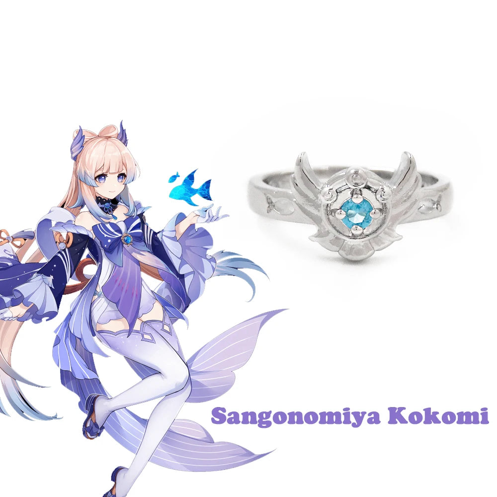 Genshin Impact Character Rings – Anime Jewelry Collection