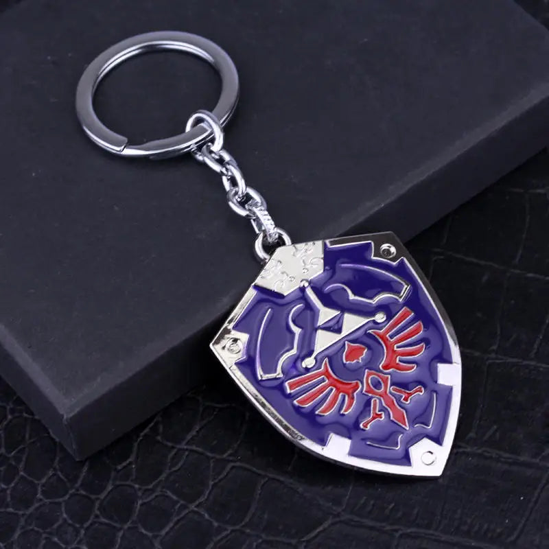 Legend of Zelda - Hylian Shield Metal Keychain