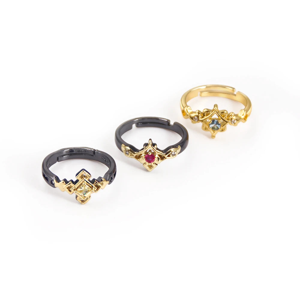 Genshin Impact Character Rings – Anime Jewelry Collection