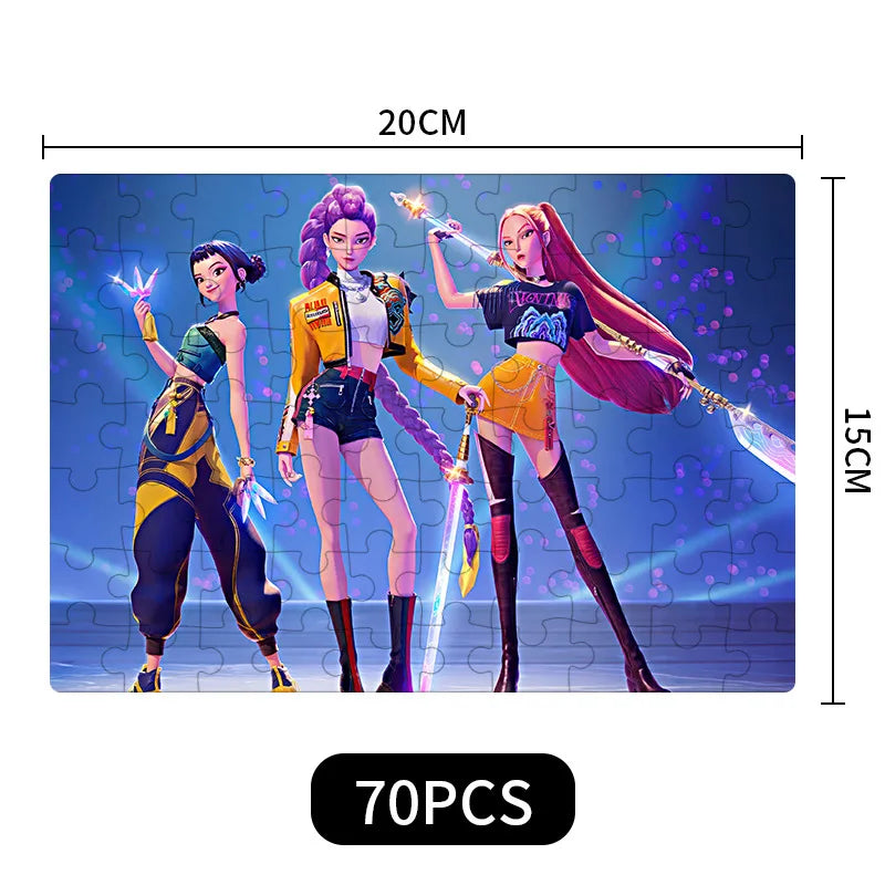 K-Pop Demon Hunters 70-Piece Mini Puzzle (Multiple Variants)