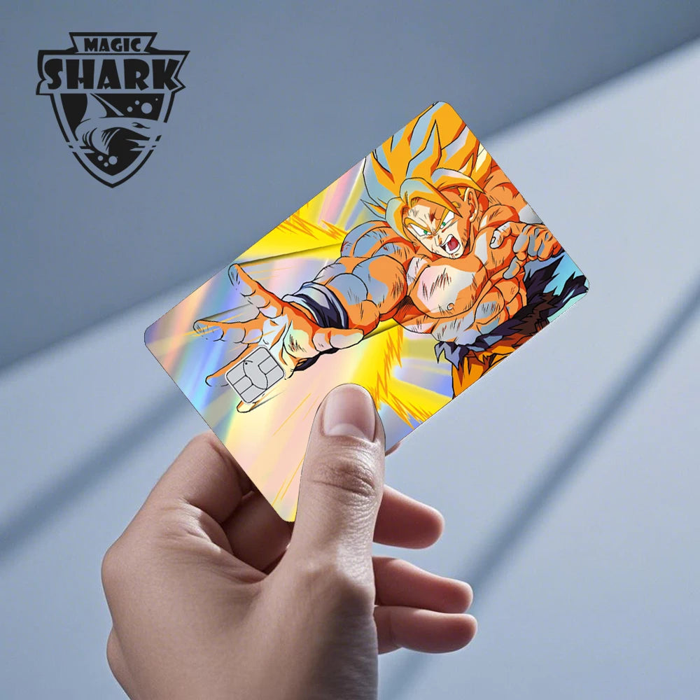Dragon Ball Z EMV Card Stickers – Anime Card Skins for All Chip Sizes