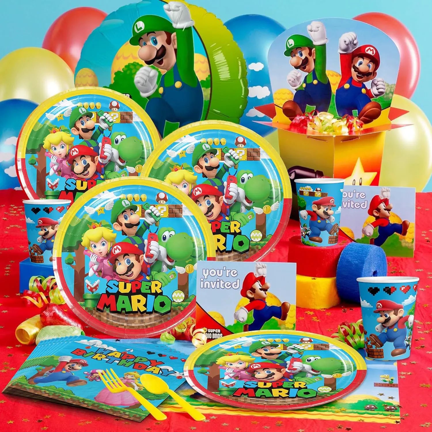 Super Mario™ Birthday Party Supplies