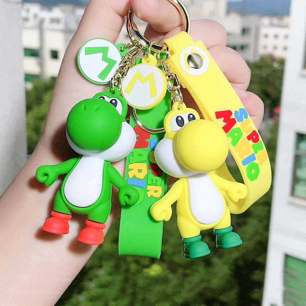 uper Mario Character Keychain – Mario, Luigi, Yoshi & More