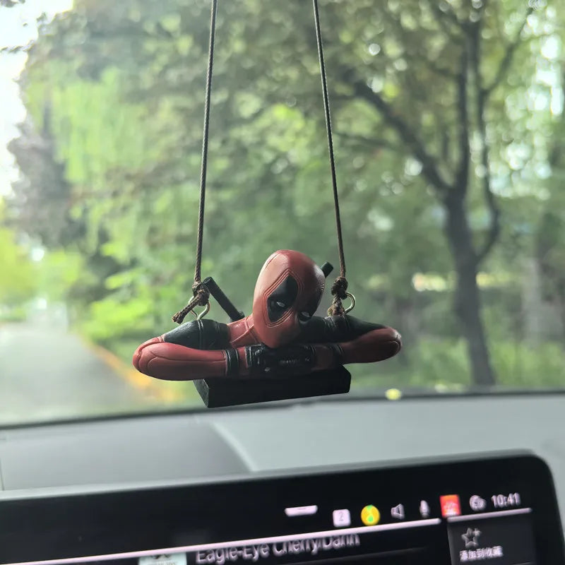 Deadpool Car Hanging Ornament Collection – Funny Dashboard Decorations (8 Variants)