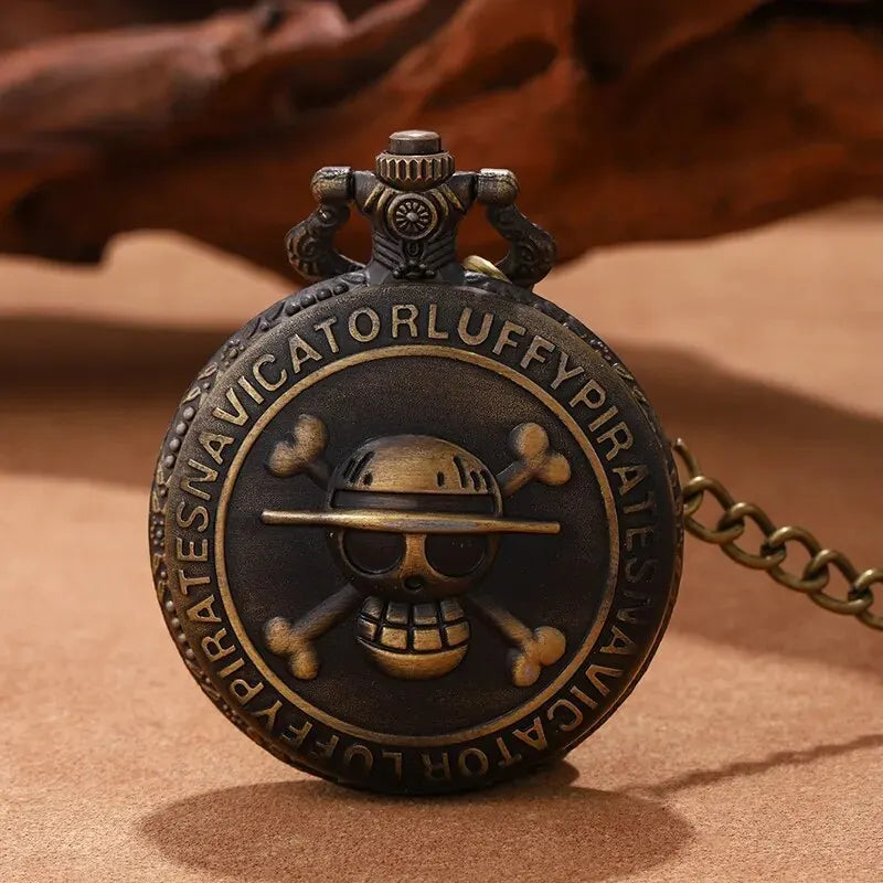 One Piece Pocket Watch & Bracelet Set – Straw Hat Pirates