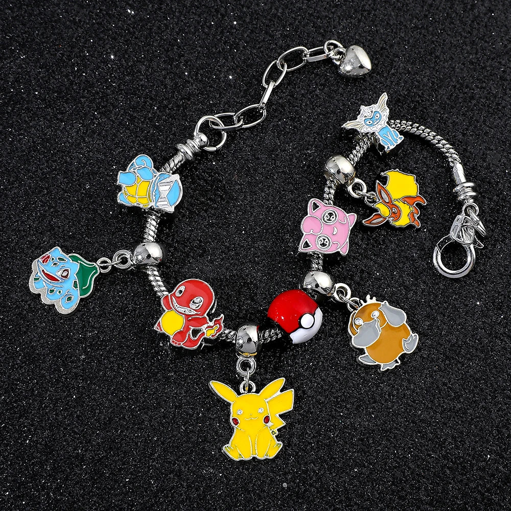 Pokémon Charm Bracelet – Poké Ball & Character Dangle Charms