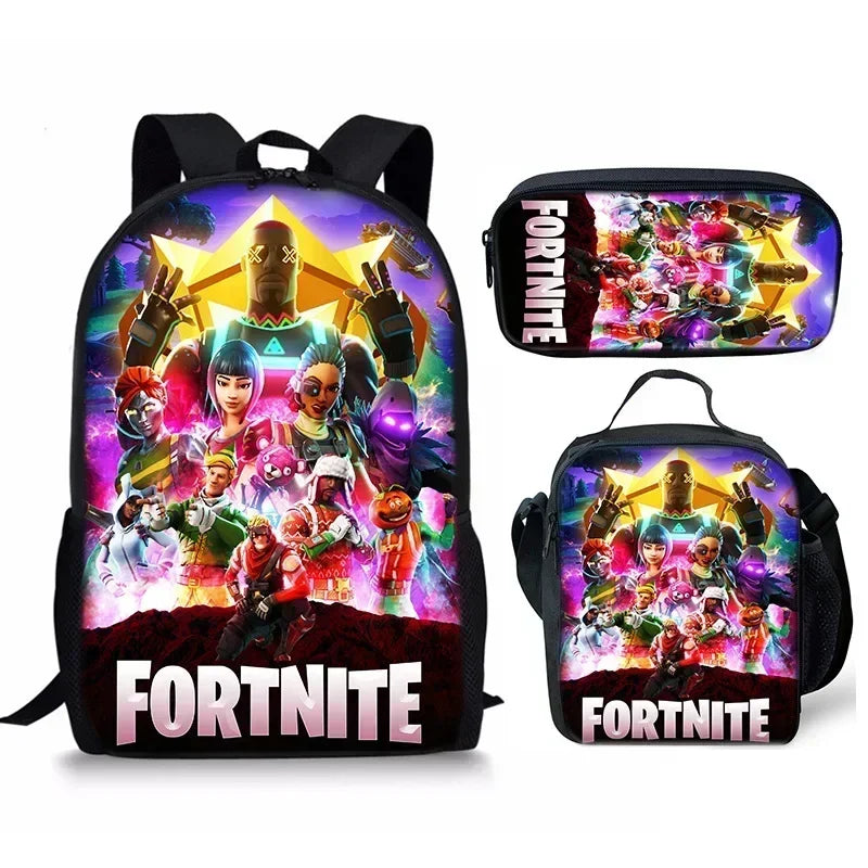 Fortnite 3-Piece Backpack Set – Multiple Styles