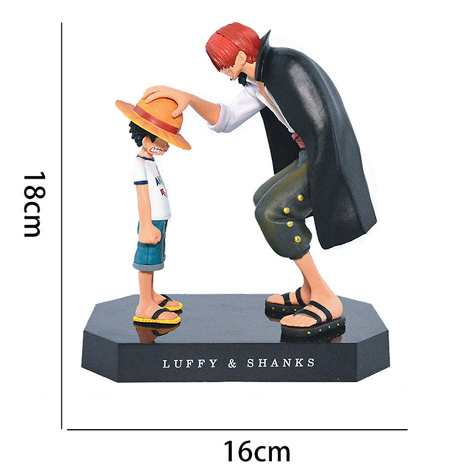 One Piece - Luffy and Shanks Figurine