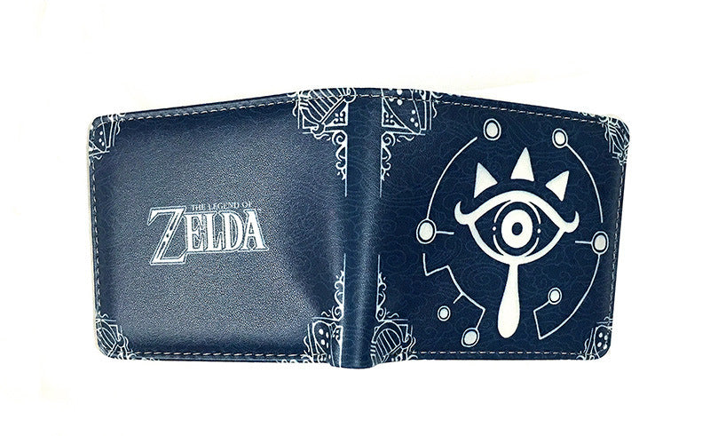 The Legend of Zelda PU Wallet Men Purse Zelda Game Style Wallet Card Coin Storage Game Peripherals Students Fashion Friends Gift