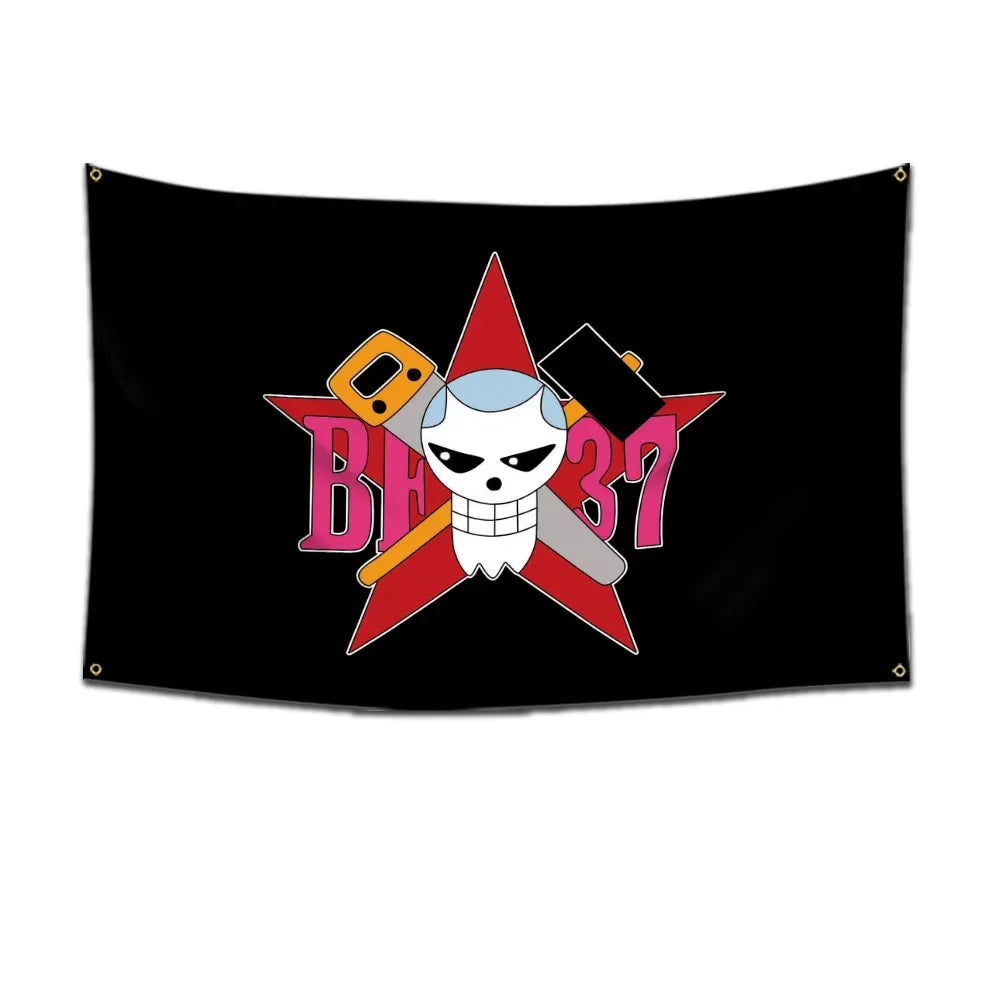 One Piece Pirate Flag Tapestry – 60x90cm Anime Wall Banner (Multiple Variants)