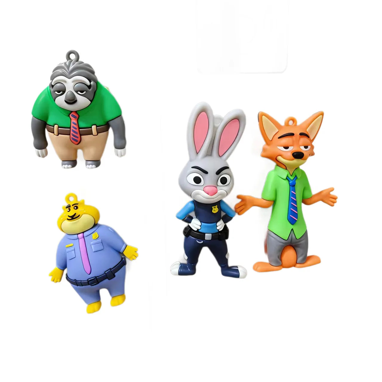 Zootopia 3D Fridge Magnets – Character Magnet Set (4pcs)
