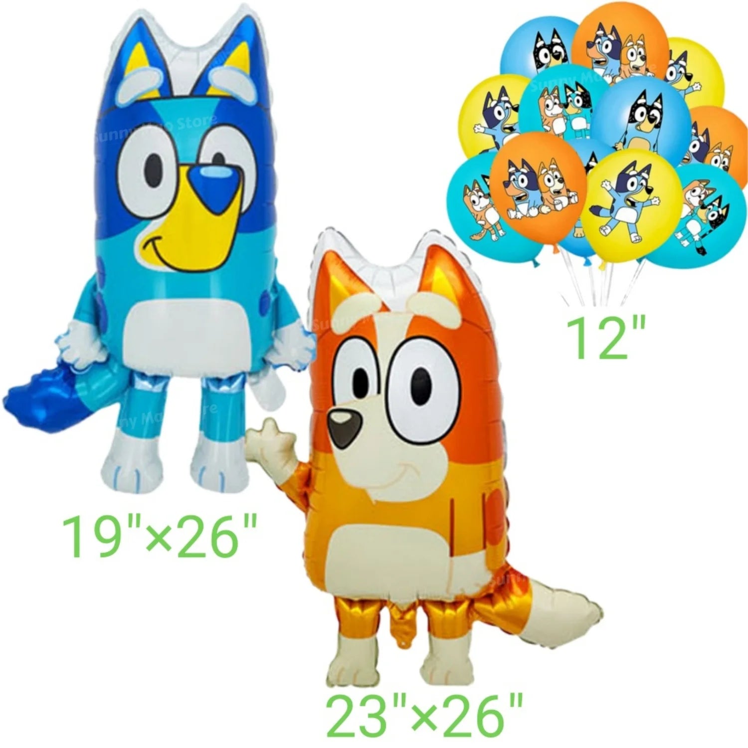 Bluey Birthday Party Decoration Kit – Complete Tableware & Balloon Set (Serves 10)