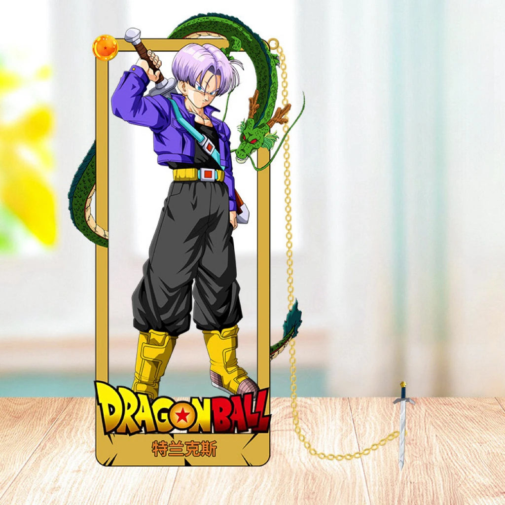 Dragon Ball Z 3D Metal Bookmarks – Anime Character Collection