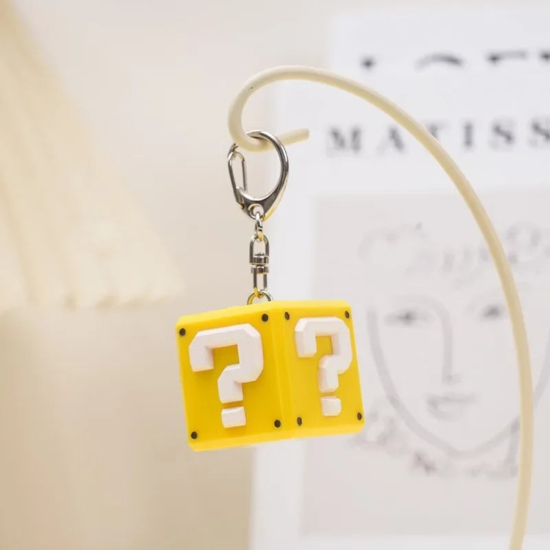 Super Mario Question Block Keychain