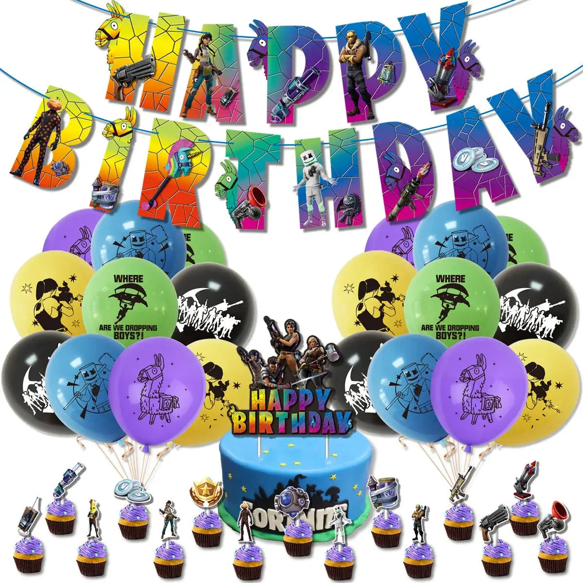 Fortnite - Birthday Decorations