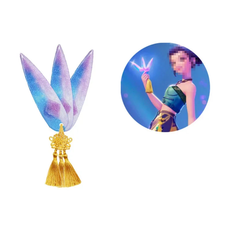 K-Pop Demon Hunters Light Feather Prop Ornament (13cm)