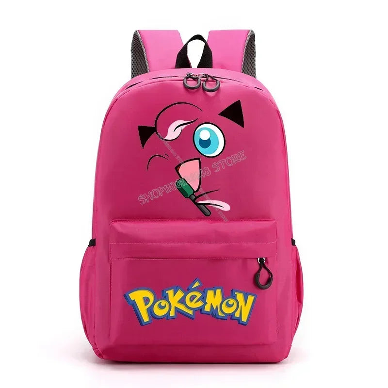 Pokémon Character Backpack – Pikachu, Charizard, Charmander, Bulbasaur, Squirtle & Jigglypuff Designs