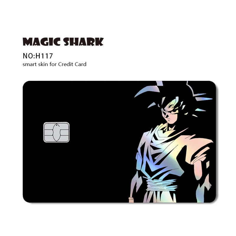 Dragon Ball Z EMV Card Stickers – Anime Card Skins for All Chip Sizes