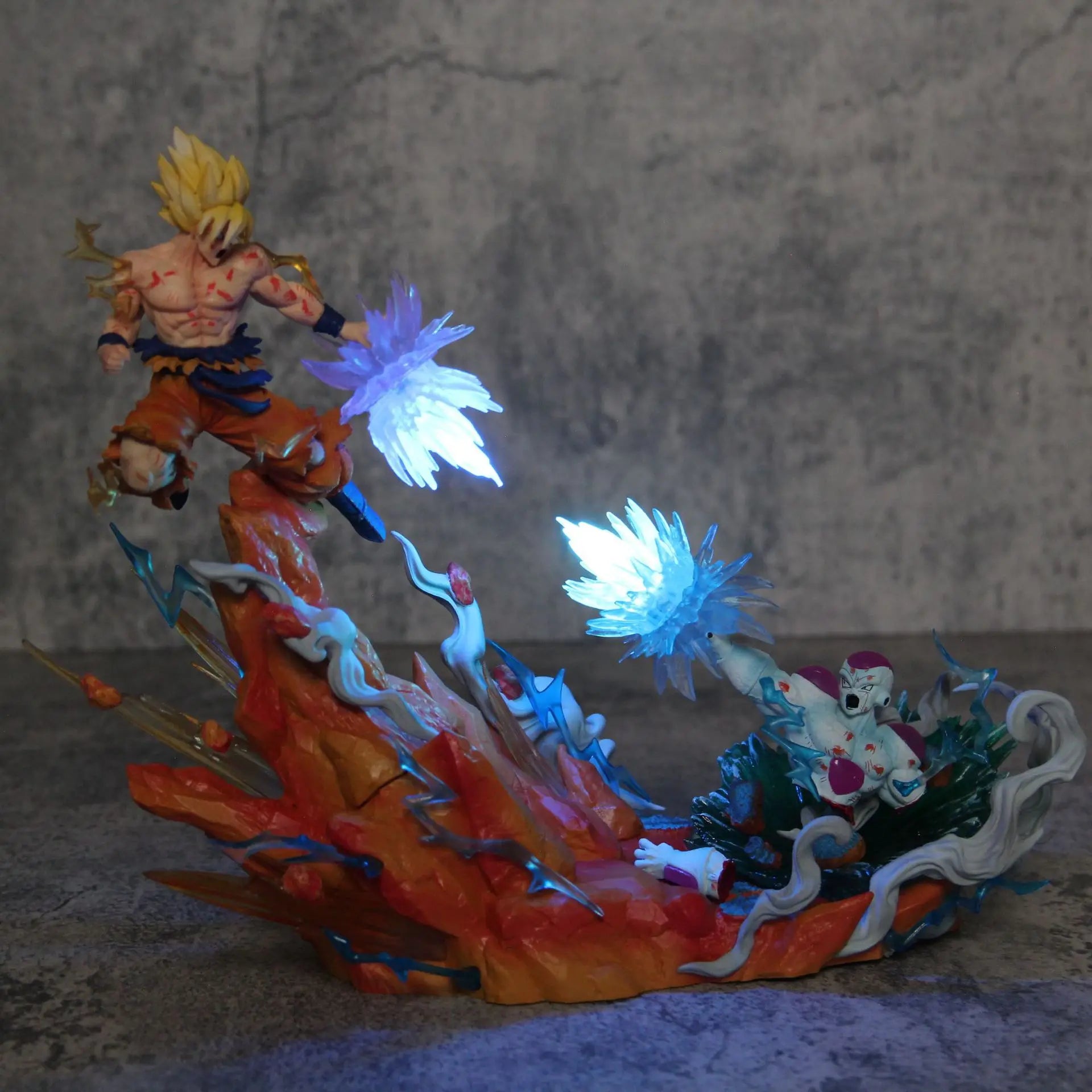 Super Saiyan Goku vs Frieza LED Battle Diorama Figure – 25cm