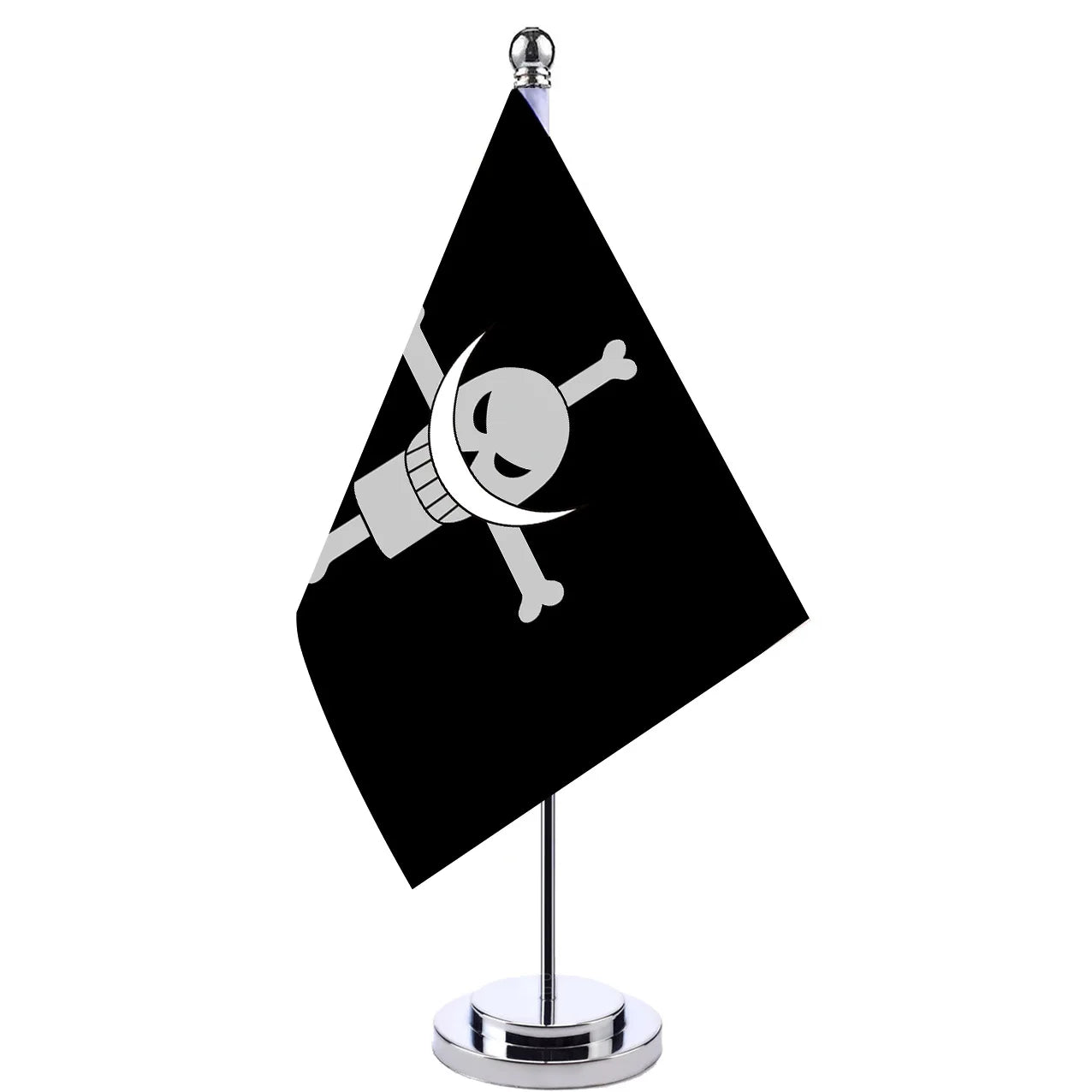 Miniso Anime One Piece Straw Hat Luffy Flag Ace Table Flag Anime Peripheral Desktop Decoration
