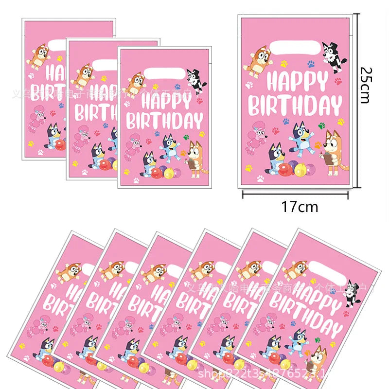 Bluey Party Latex Bags (20pcs)