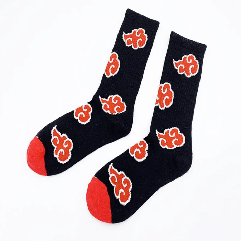 Naruto Akatsuki Cloud Crew Socks – Adult Size
